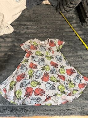 LuLaRoe Girls' Disneys Princess Aurora Fairy Godmother's Dress 4